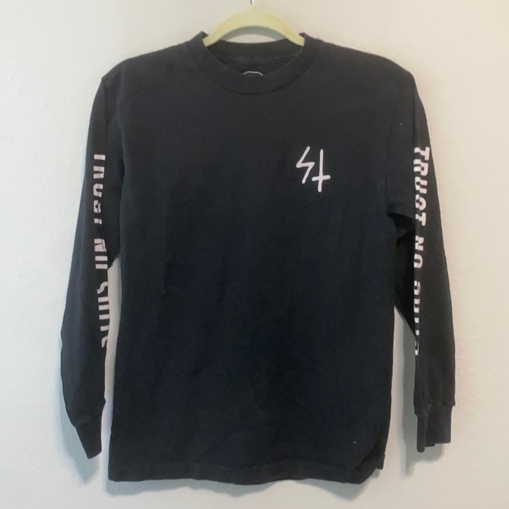 Lurking Class Trust No Suits Goth Long Sleeve Shirt